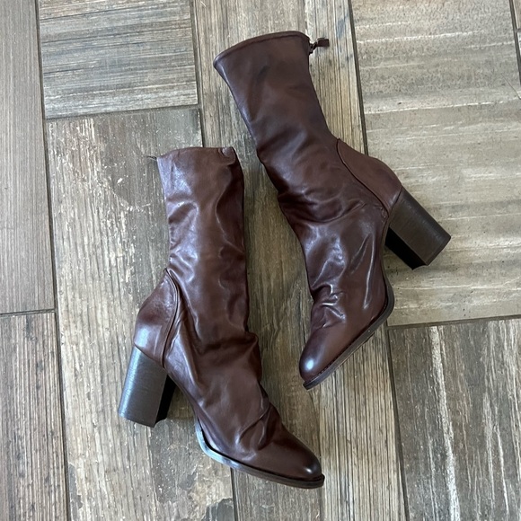Free People ELLE BLOCK HEEL BOOT size 11 - Picture 6 of 11